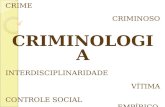 CRIME CRIMINOSO CRIMINOLOGIA INTERDISCIPLINARIDADE VÍTIMA CONTROLE SOCIAL EMPÍRICO.