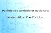 Parâmetros curriculares nacionais: Matemática: 3º e 4º ciclos.