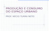 PRODUÇÃO E CONSUMO DO ESPAÇO URBANO PROF. NÉCIO TURRA NETO.