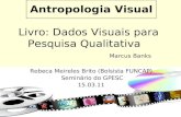 Antropologia Visual Livro: Dados Visuais para Pesquisa Qualitativa Marcus Banks Rebeca Meireles Brito (Bolsista FUNCAP) Seminário do GPESC 15.03.11.