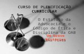 1 O Estatuto da Advocacia e o Código de Ética e Disciplina da OAB Diana Pinto CURSO DE PLENIFICAÇÃO CURRICULAR Um breve histórico.