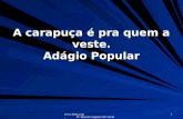 Www.4tons.com Pr. Marcelo Augusto de Carvalho 1 A carapuça é pra quem a veste. Adágio Popular.