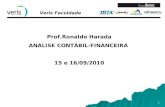 Veris Faculdade 1 Prof.Ronaldo Harada ANÁLISE CONTÁBIL-FINANCEIRA 15 e 16/09/2010.