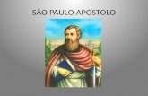 SÃO PAULO APOSTOLO. HISTÓRIA São Paulo, Apóstolo nasceu em Tarso na Cilícia, era judeu e cidadão romano. Seus pais deram-lhe o nome de Saul (nome do primeiro.