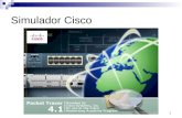 1 Simulador Cisco. 2 Componentes Cenário (Simulação) Barra de Ferramentas Área de Trabalho (Lógica e Física) Pacotes.