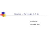 Redes – Revisão 4,5,6 Professor: Marcelo Maia Tipos de transmissão em Banda Banda Base Usada por 1 único canal (HUB). É freqüentemente usada para transmissão.
