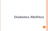 Diabetes Mellitus. C ONCEITO O diabetes é um grupo de doenças metabólicas caracterizadas por hiperglicemia e associadas a complicações, com disfunções.