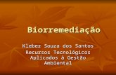 Biorremediação Kleber Souza dos Santos Recursos Tecnológicos Aplicados à Gestão Ambiental.