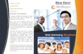 Web Marketing BlueDent CONSULTORIA MARKETING WEB MARKENTING SUPORTE CONSULTORIA MARKETING WEB MARKENTING SUPORTE BLUE DENT Web Marketing O sistema de Web.