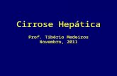 Cirrose Hepática Prof. Tibério Medeiros Novembro, 2011.