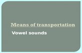 Vowel sounds. OBJETIVO: introduzir a fonética da língua Inglesa por meio lúdico. Procedimentos: a)Apresentar a sonorização das vogais em língua inglesa;