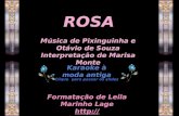 Música de Pixinguinha e Otávio de Souza Interpretação de Marisa Monte ROSA Karaoke à moda antiga Formatação de Leila Marinho Lage .