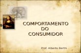 COMPORTAMENTO DO CONSUMIDOR Prof. Alberto Berthi.