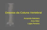 Desvios da Coluna Vertebral Amanda Itaiciara Ana Glez Lígia Pereira.