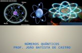 NÚMEROS QUÂNTICOS PROF. JOÃO BATISTA DE CASTRO. Número quântico principal (n) - nível de energia.