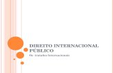 D IREITO INTERNACIONAL PÚBLICO Os tratados Internacionais.