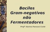 Bacilos Gram-negativos Gram-negativos não Fermentadores Profª: Karina Ponsoni Corbi.