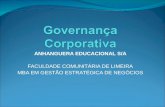 ANHANGUERA EDUCACIONAL S/A FACULDADE COMUNITÁRIA DE LIMEIRA MBA EM GESTÃO ESTRATÉGICA DE NEGÓCIOS.