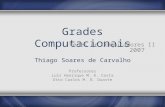 Grades Computacionais Redes de Computadores II Thiago Soares de Carvalho Professores Luís Henrique M. K. Costa Otto Carlos M. B. Duarte 2007.