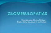 Disciplina de Clínica Médica I Profa. Maria de Jesus R. de Freitas.