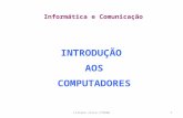 INTRODUÇÃO AOS COMPUTADORES Informática e Comunicação Liliana silva nº85661.