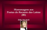 Homenagem aos Poetas do Recanto das Letras (III) Zélia Nicolodi.