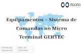 Equipamentos – Sistema de Comandas no Micro Terminal GERTEC IdentificaçãoEQUI_001 Data Revisão10/09/2013.