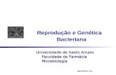 @professor_leo Reprodução e Genética Bacteriana Universidade de Santo Amaro Faculdade de Farmácia Microbiologia.