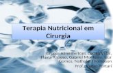 Terapia Nutricional em Cirurgia Grupo: Aline Bertoni, Cecilia Vidal, Flávia Raposo, Gabriel Monteiro, Igor Gomes, Nathalia Thompson Prof.: Pedro Portari.