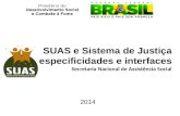 SUAS e Sistema de Justiça especificidades e interfaces Secretaria Nacional de Assistência Social 2014.