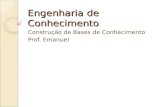 Engenharia de Conhecimento Construção de Bases de Conhecimento Prof. Emanuel.