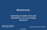 Bluestream Streaming de áudio entre dois dispositivos com a tecnologia Bluetooth 1 Fillipe Martins de Oliveira Rodrigo Ribeiro Miguele Orientador: Francisco.