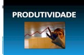 O que é a Produtividade?  Produção  Recursos Produtivos  Administração  Unidade: Qtd de produto / tempo  Ex.: peças / hora, toneladas / hora, etc.