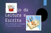 Domínio da Leitura e Escrita METAS CURRICULARES DE PORTUGUÊS 1º CICLO DO ENSINO BÁSICO.