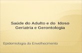 Saúde do Adulto e do Idoso Geriatria e Gerontologia Epidemiologia do Envelhecimento.