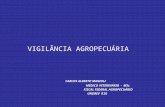 VIGILÂNCIA AGROPECUÁRIA CARLOS ALBERTO MAGIOLI MÉDICO VETERINÁRIO - MSc FISCAL FEDERAL AGROPECUÁRIO UNIMEV RIO.