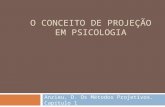 O CONCEITO DE PROJEÇÃO EM PSICOLOGIA Anzieu, D. Os Métodos Projetivos. Capítulo 1.