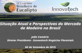 Situação Atual e Perspectivas do Mercado de Madeira no Brasil João Comério Diretor Presidente - Innovatech Negócios Florestais 02 de Setembro de 2015 1.