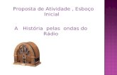 Proposta de Atividade, Esboço Inicial A História pelas ondas do Rádio.