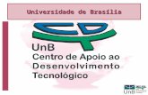 Universidade de Brasília. CDT Criação do CDT Ato da Reitoria nº 011/86 de 24 de Fevereiro de 1986, assinado pelo Reitor Cristovam Buarque. Regimento Interno.