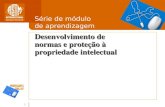 1 Desenvolvimento de normas e proteção à propriedade intelectual Série de módulo de aprendizagem.