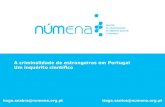 A criminalidade de estrangeiros em Portugal Um inquérito científico hugo.seabra@numena.org.pttiago.santos@numena.org.pt.