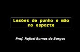 Lesões de punho e mão no esporte Prof. Rafael Ramos de Burgos.