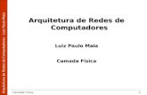 Arquitetura de Redes de Computadores – Luiz Paulo Maia Camada Física1 Arquitetura de Redes de Computadores Luiz Paulo Maia Camada Física.