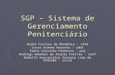 SGP – Sistema de Gerenciamento Penitenciário André Feitosa de Mendonça – afm4 Lucas Aranha Barreto – lab3 Pablo Carvalho Pinheiro - pcp Rodrigo Emanoel.