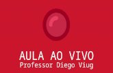 AULA AO VIVO Professor Diego Viug. Um cone circular reto, cuja medida do raio da base é R, é cortado por um plano paralelo a sua base, resultando dois.