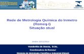 Rede de Metrologia Química do Inmetro (Remeq-I) Situação atual Vanderléa de Souza, D.Sc. Coordenadora da Remeq-I Diretoria de Metrologia Científica e Industrial.