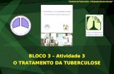 “Controle da Tuberculose – Integração Ensino Serviço” BLOCO 3 – Atividade 3 O TRATAMENTO DA TUBERCULOSE BLOCO 3 – Atividade 3 O TRATAMENTO DA TUBERCULOSE.