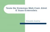 Teste De Sistemas Web Com JUnit E Suas Extensões Eduardo Aranha.