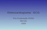 Eletrocardiograma - ECG Pós-Graduação FENG MicroG 2009.